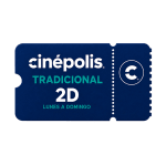 Boleto Cinépolis Tradicional 2D (lunes a domingo) por $55 en Walmart Beneficios