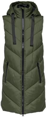 JDY SKYLAR PADDED HOOD lange bodywarmer voor €24 bij Bol