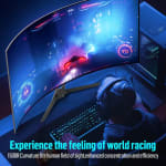 Gawfolk 34 Inch Ultrawide 3440×1440 144Hz curved monitor for £127.99 at AliExpress
