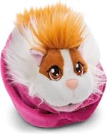 NICI LITTLE PAWS peluche cobaya 12cm blanco caramelo en una cesta malva 9.55€