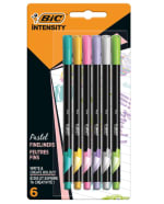 Blister de 6 BIC Intensity - Stylos Feutre d'écriture Pointe Fine à 6,80€