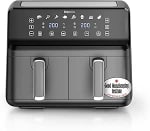 Keplin 9L Dual Zone Air Fryer – 8-in-1, 2700W, 2-Year Warranty – £46.02 [Amazon UK]