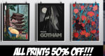 50% korting op alle posters bij Qwertee