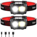 Blukar Lampe frontale rechargeable (lot de 2) pour 19,85€ chez Amazon