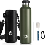 FEIJIAN 1L stainless steel water bottle for £20.49 at Amazon