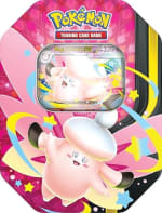 Pokémon TCG: Mega Moonlit Tin - Mega Clefable ex (4 Boosters & 1 Foil Promo Card)
