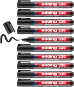 Edding 330 marqueur permanent (lot de 10) pour 5,71€ chez Amazon