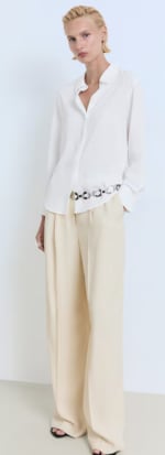 Camisa manga larga fluida por 12.99€