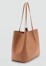 Bolso shopper efecto abatanado por 17.99€