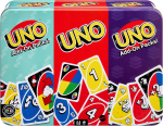 Mattel Games UNO Card Game with 2 Add-On Packs with Storage Tin for £10.68 at Amazon