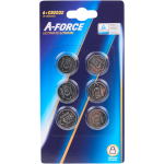 Pilas de botón A-Force CR2032 (pack 6) por 0,78€ en Action