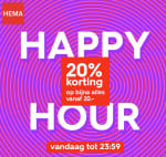 HEMA Happy Hour vanaf 17:00