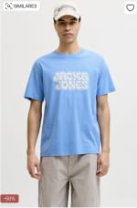 Selección camisetas Hombre Jack & Jones Con Print Frontal por 4.49€