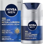 NIVEA MEN Anti-Age Hyaluron SPF15 Face Cream 50ml £5.35 Early Prime Deal