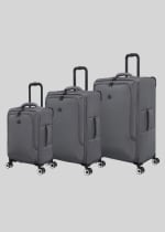 IT Luggage Grey Trulite Soft Suitcase – Cabin £22.50 / Medium £37.80 + Free C&C w/cod