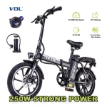 Bicicleta Eléctrica Plegable 16" 250W por 311,86€