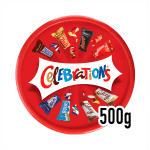 Celebrations Milk Chocolates Sharing Gift Tub 500g for £3.95 at Tesco