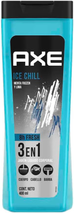 Jabón líquido 3 en 1 Axe Ice Chill 400ml por $37 en Amazon
