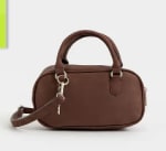 Cartera bowling suede chocolate Aprovecha la Oferta $4.999 Solo en TodoModa, Chile