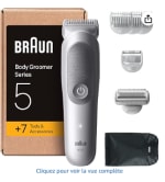 Tondeuse électrique Braun pour le corps Series 5 BG5555 Gris à 54,99€