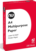 nu: A4 Multi-Purpose Printer Paper (500 sheets) for £1.98 at Amazon