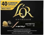 L’OR Espresso Ristretto Coffee Pods 40 Pack Amazon Dea