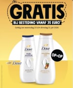 Gratis Dove advanced care douchegel 400 ML bij de Jumbo