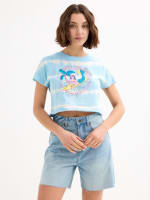 Camiseta tie dye sirena surfera por 3.99€