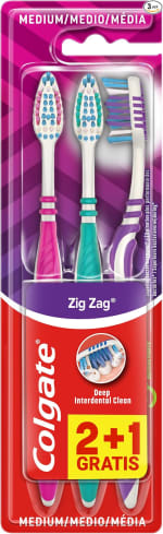 Colgate ZigZag Pack 3ud 2 Unidades por 3,46€
