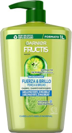 Garnier Fructis Shampoo Fuerza & Brillo XXL con Vitamina B6 de 1 litro por 5,43€