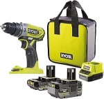 Perceuse à percussion RYOBI ONE+ 18V avec batteries à 127,99€