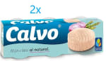 2 packs Calvo Atún Claro al Natural 3 x 80g por 4.68€