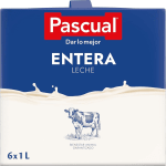 Leche Pascual Leche Entera (pack 6x1L) por 6.06€ en Amazon