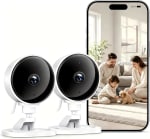 WOLFANG Pack 2 Camara Vigilancia WiFi Interior 1080P por 19.94€