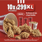 Bucket XL de KFC por $299 en KFC