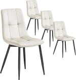 VASAGLE Sillas de comedor TYRA (juego de 4) por 84,99€ en Amazon