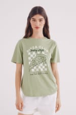 3 Camisetas "Pizza club" para Mujer Springfield por 5.98€