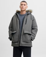 JACK & JONES Parka de hombre con capucha por 39.99€