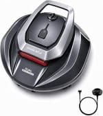 Robot Limpiafondos Piscina Inalámbrico, 2 Motores, 90Min, 80m² por 159.99€