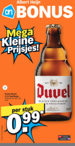 Duvel Blond 0,33L flesje voor €0,99