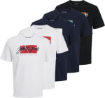 5-Pack Jack & jones heren shirts voor €30 bij Bol