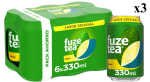 3 Pack de 6 latas de 330 ml de Fuze Tea Sabor Original Limón por 9.48€