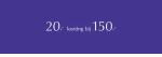 €20 korting vanaf €150 & €100 korting vanaf €600 bij De Bijenkorf