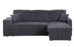 Canapé d'angle en velours côtelé convertible Habitat Et Jardin de 3 places à 509€