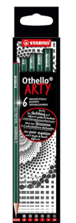 STABILO - Lápiz de grafito - Othello - ARTY - Pack de 6 - por 1.98€