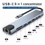 USB C Hub 8 en 1 7 en 2 7 en 1 3 en 1 tipo C 3,1. 4K adaptador HDMI $2.580 AliExpress