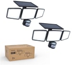 Lot de 2 Lampes solaire Philips avec capteur de présence 302 LED 1200 lm à 39,99€