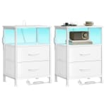 SONGMICS Table de chevet BELLAH (lot de 2, 60,4 cm) pour 70,99€