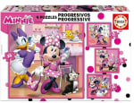 Educa Borras Puzzles Progresivos 12-16-20-25 Minnie Happy Helpers por 7.69€