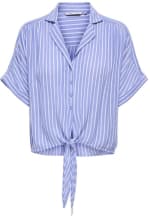 ONLY ONLPAULA LIFE S/S TIE SHIRT WVN NOOS voor €10,40 bij Bol